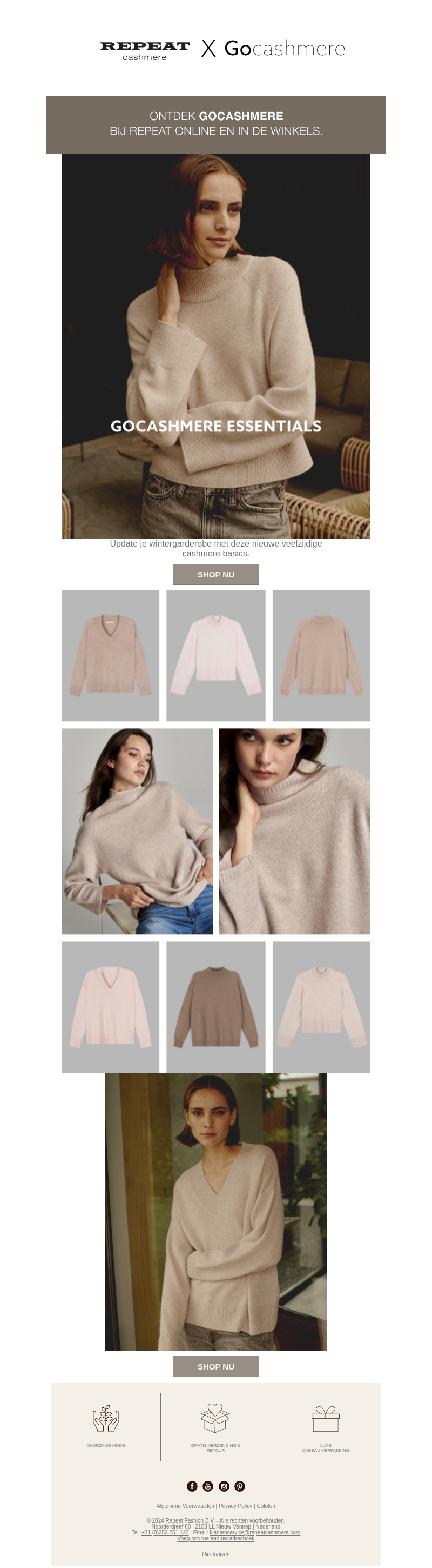 REPEAT x Gocashmere: Gocashmere Essentials REPEAT x Gocashmere: Gocashmere Essentials