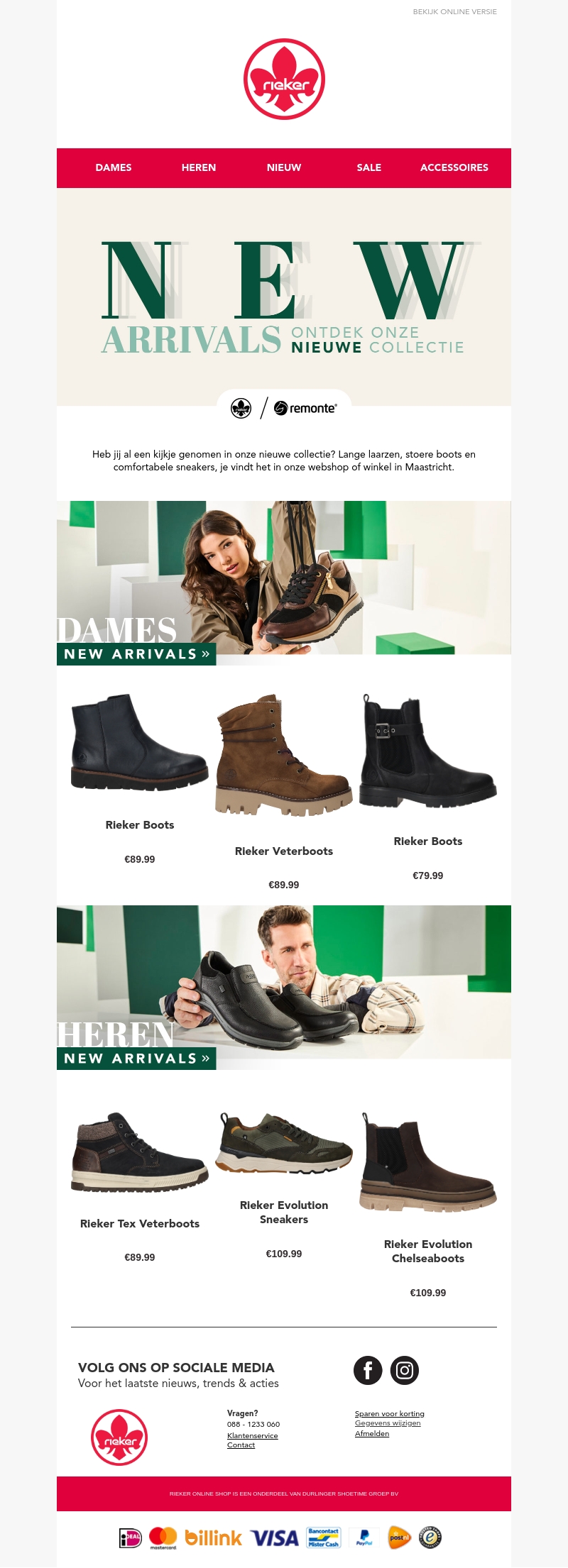 Ontdek de nieuwe collectie! Ontdek de nieuwe collectie!