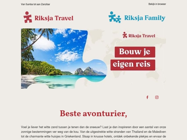 Laat de sneeuw achter je en ontdek deze warme bestemmingen!