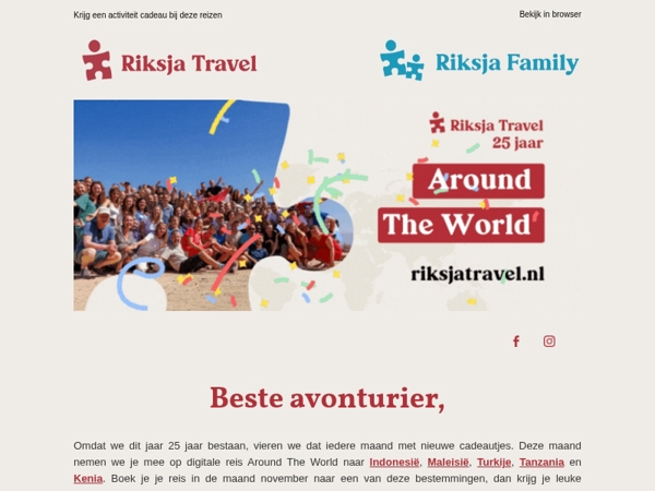 Deze cadeautjes krijg je bij je reis