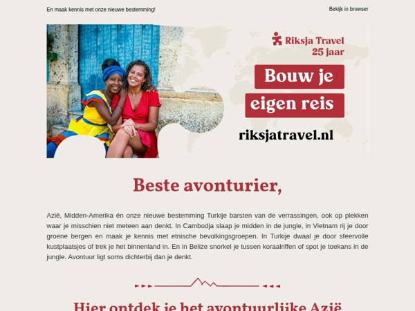 Hier ontdek je het avontuurlijke Azië & Midden-Amerika