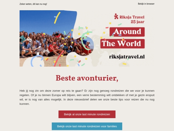 Zomer, zon, last minute… kan het nog?