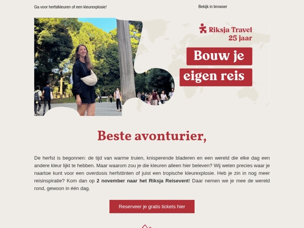 Hoe geef jij kleur aan je volgende reis?