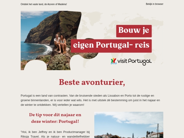 De bestemming voor dit najaar: Portugal!
