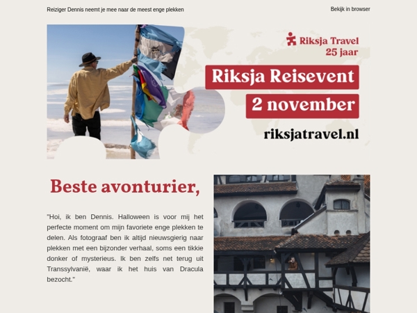 Durf jij deze nieuwsbrief te openen, avonturier?