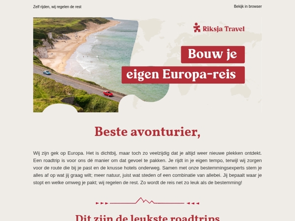 Dit zijn de leukste roadtrips door Europa