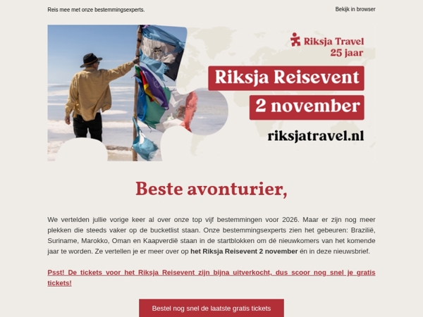 Zet deze 5 bijzondere bestemmingen op jouw bucketlist!