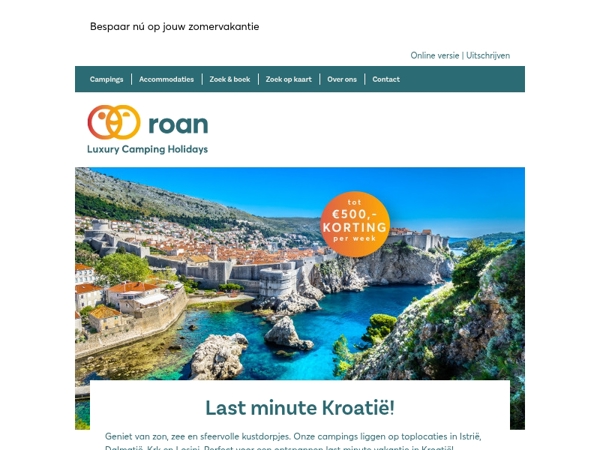 Last minute Kroatië! 🌴
