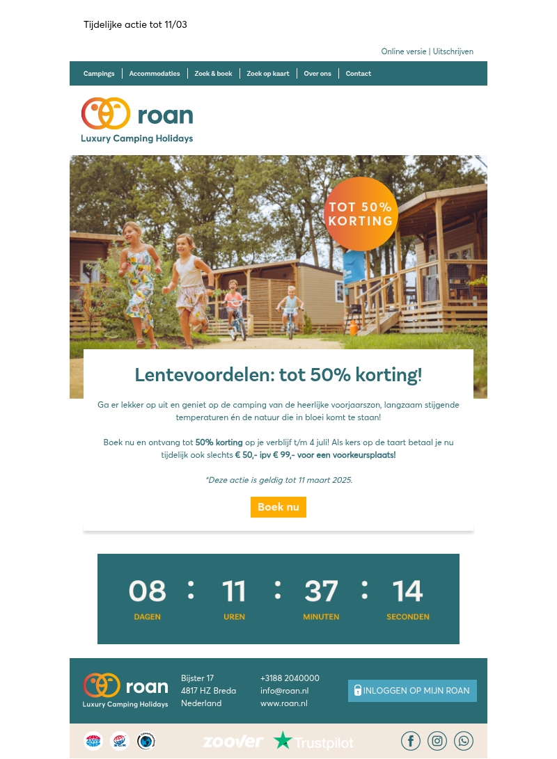 Roan Lentevoordelen: tot 50% korting! 🌼 Roan Lentevoordelen: tot 50% korting! 🌼