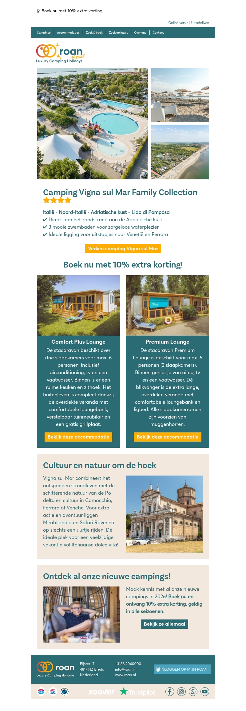 Weer een nieuwe topcamping: Vigna sul Mar! Weer een nieuwe topcamping: Vigna sul Mar!