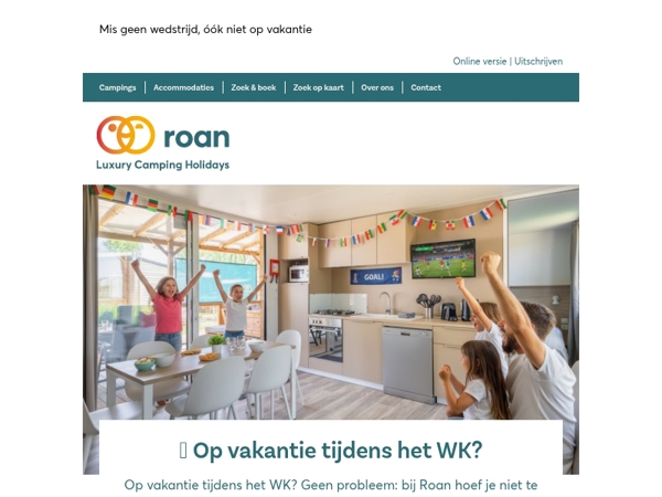 ⚽ Op vakantie tijdens het WK?