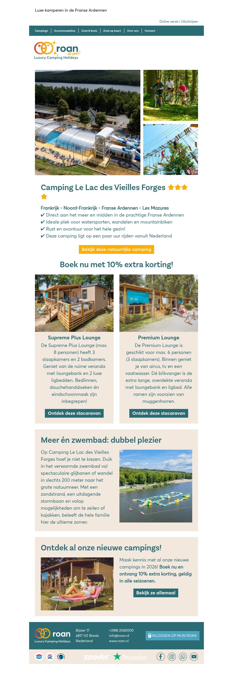 Nieuwe camping! Le Lac des Vieilles Forges! 🚲 Nieuwe camping! Le Lac des Vieilles Forges! 🚲