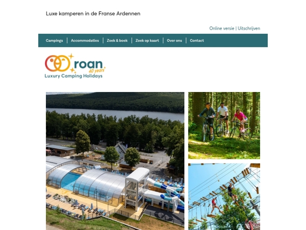 Nieuwe camping! Le Lac des Vieilles Forges! 🚲