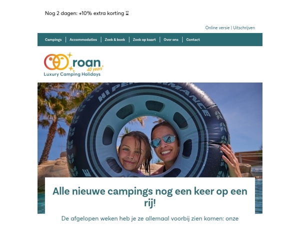 Alle nieuwe campings nog een keer op een rij!