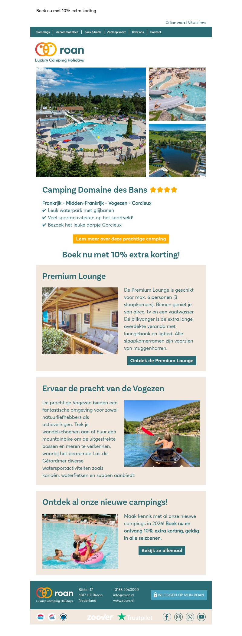 Nieuwe camping alert: Domaine des Bans! Nieuwe camping alert: Domaine des Bans!