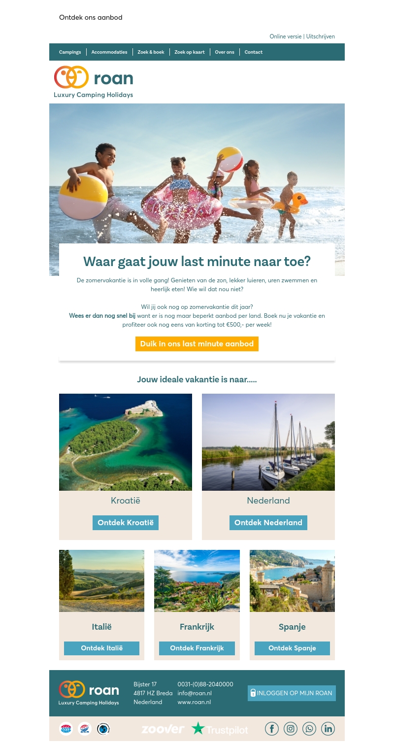 Waar gaat jouw last minute vakantie naar toe?☀️ Waar gaat jouw last minute vakantie naar toe?☀️