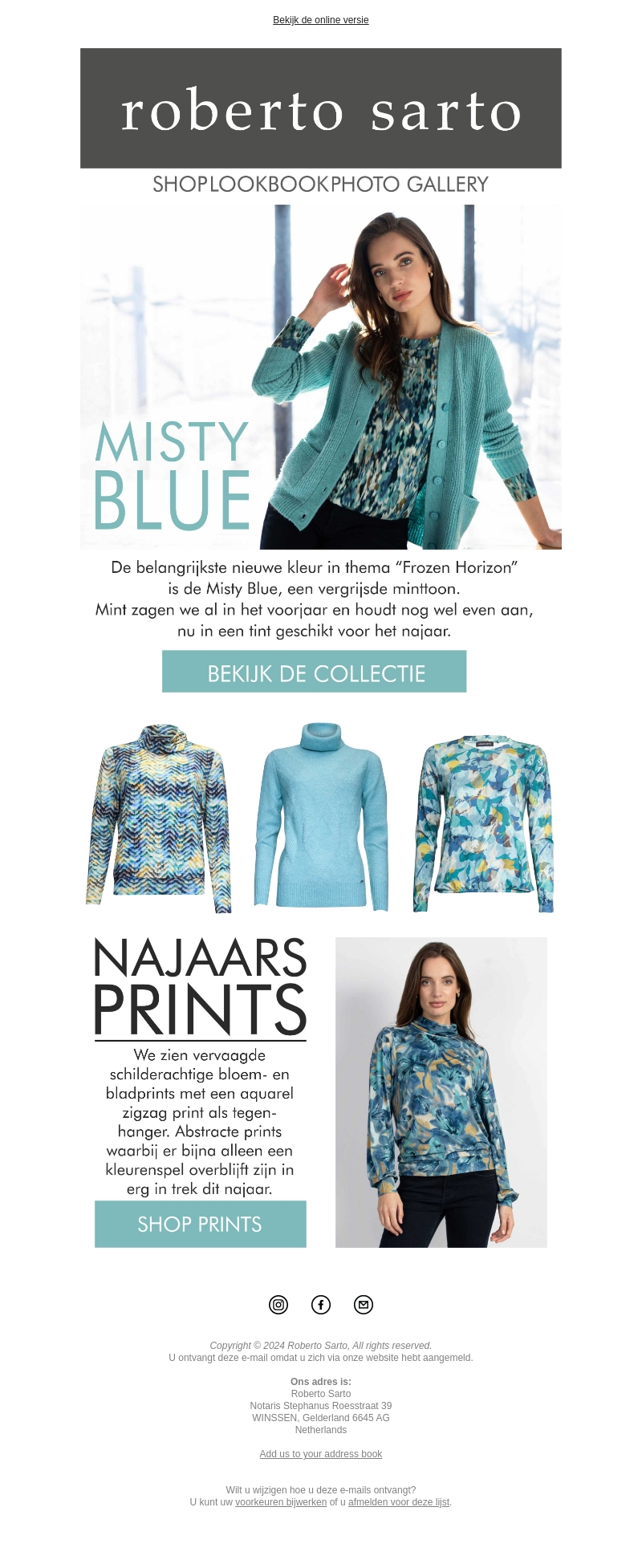 Bekijk nu onze nieuwe najaarskleuren in de webshop! Bekijk nu onze nieuwe najaarskleuren in de webshop!