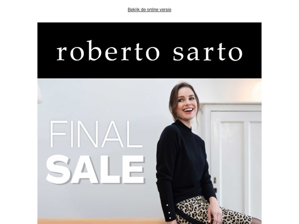 Bekijk nu onze favoriete items van de FINAL SALE!