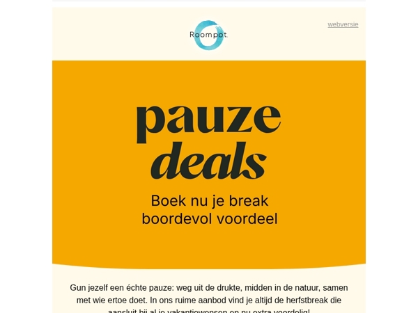 Herfstbreak in de natuur vanaf € 143,-*