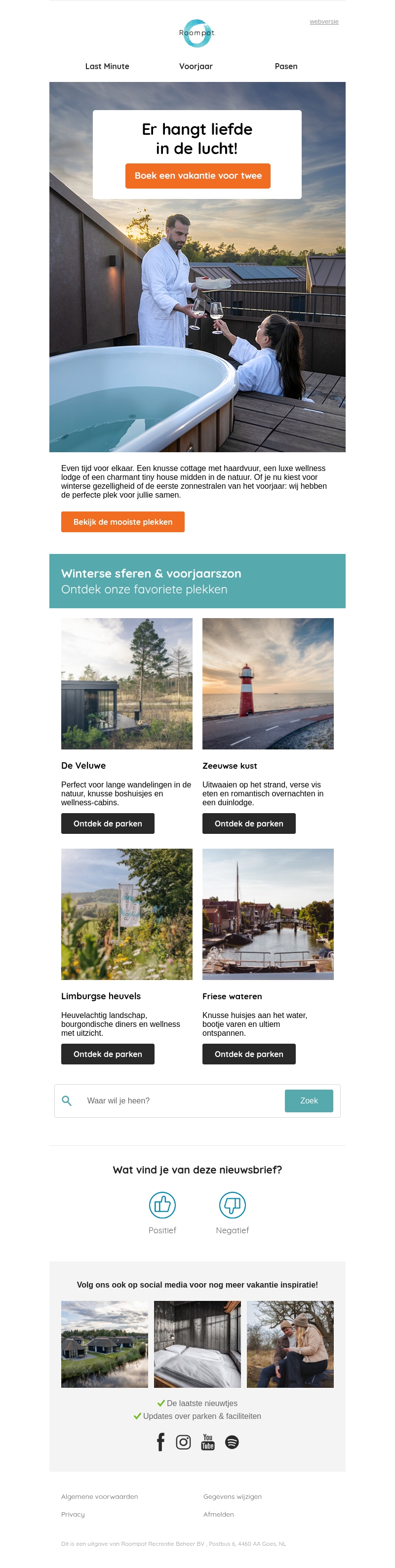 Romantisch weekendje weg Romantisch weekendje weg