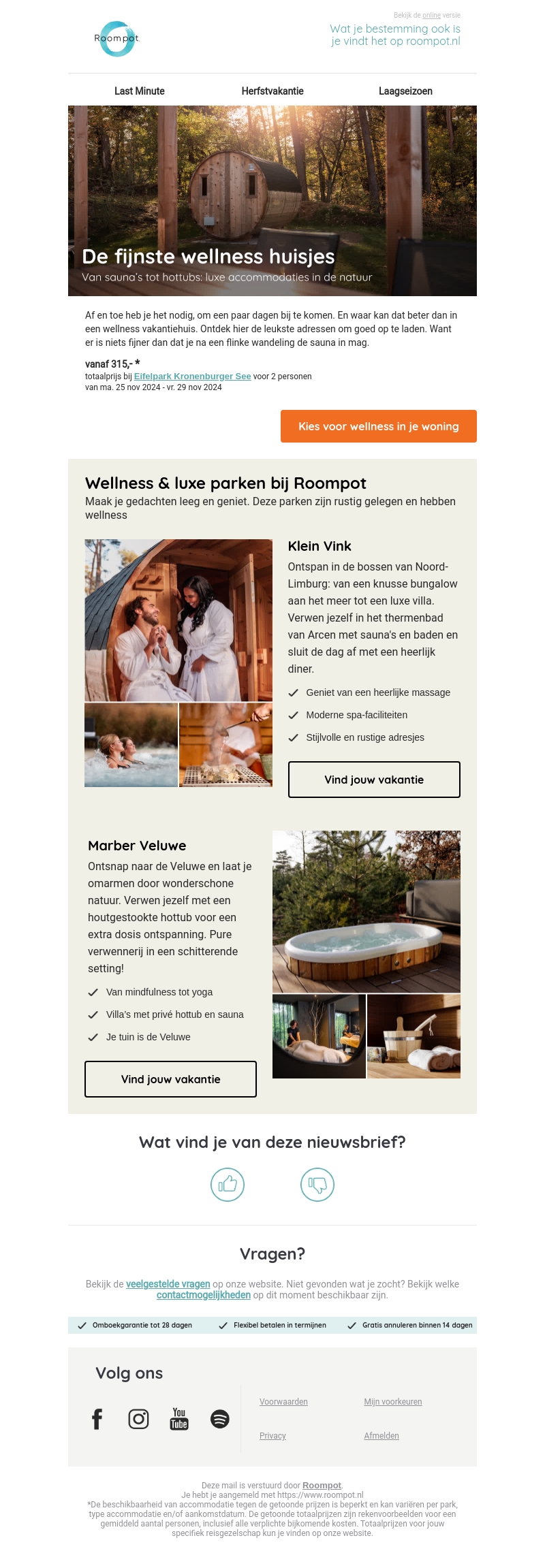 De fijnste wellness huisjes in Nederland De fijnste wellness huisjes in Nederland