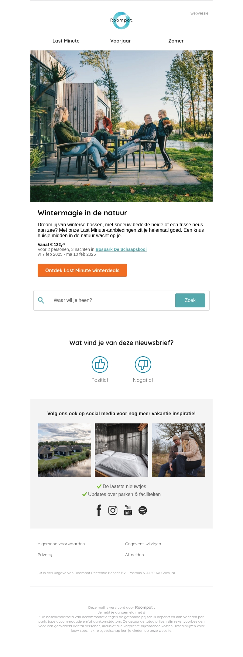 Last Minutes vanaf 122,-* ❄️ Last Minutes vanaf 122,-* ❄️