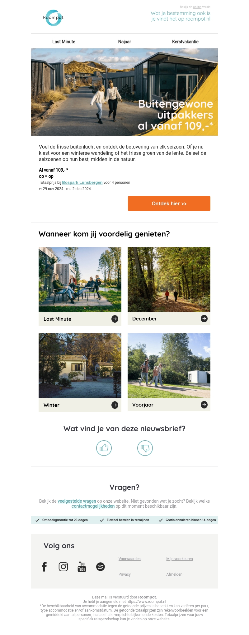 Voordelige vakanties het hele jaar door Voordelige vakanties het hele jaar door