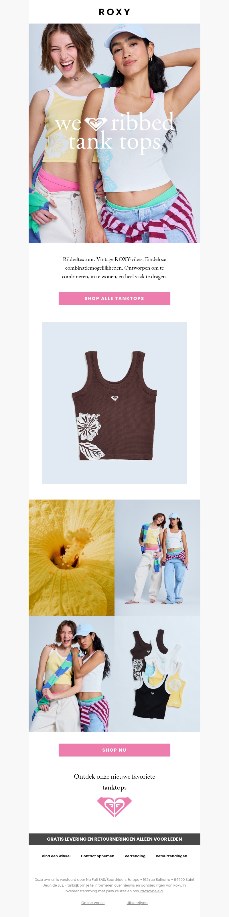 Tanktops die je niet meer uitdoet Tanktops die je niet meer uitdoet