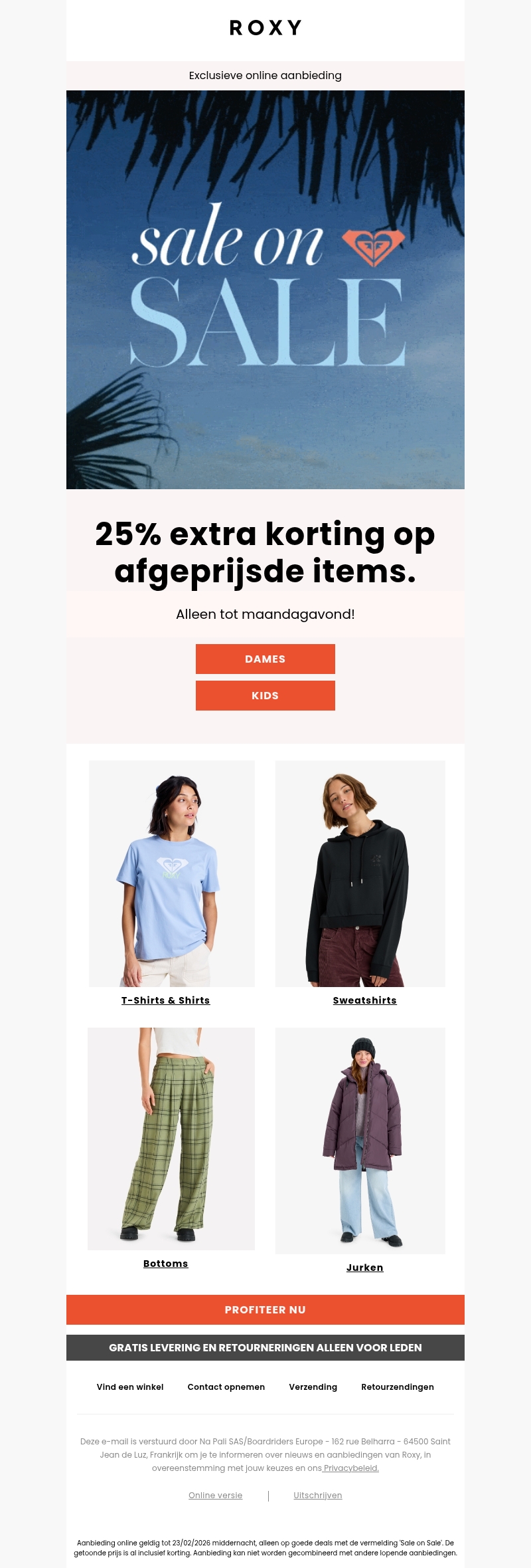 Sale on Sale: nog maar een paar uur… Sale on Sale: nog maar een paar uur…