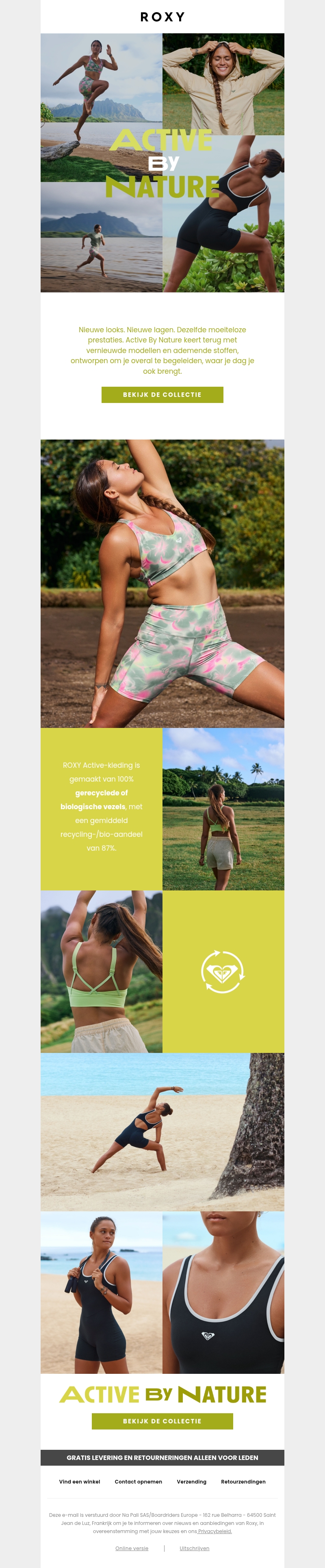 Nieuwe collectie: Active By Nature Nieuwe collectie: Active By Nature