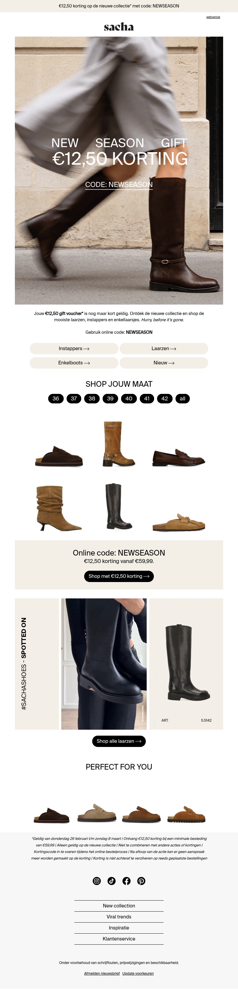 Final call: new season gift Final call: new season gift