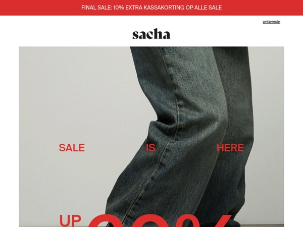 10% EXTRA kassakorting op alle SALE
