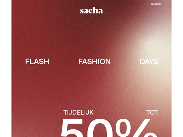 Flash Fashion Days: tot 50% korting