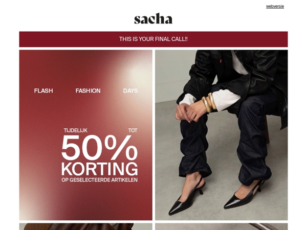 Tot -50% | Laatste kans