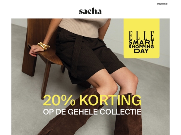 20% korting: ELLE Shopping Day 🛍