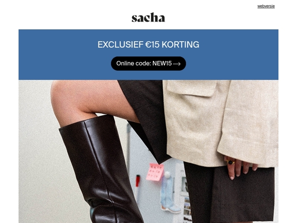 Exclusief €15 voucher