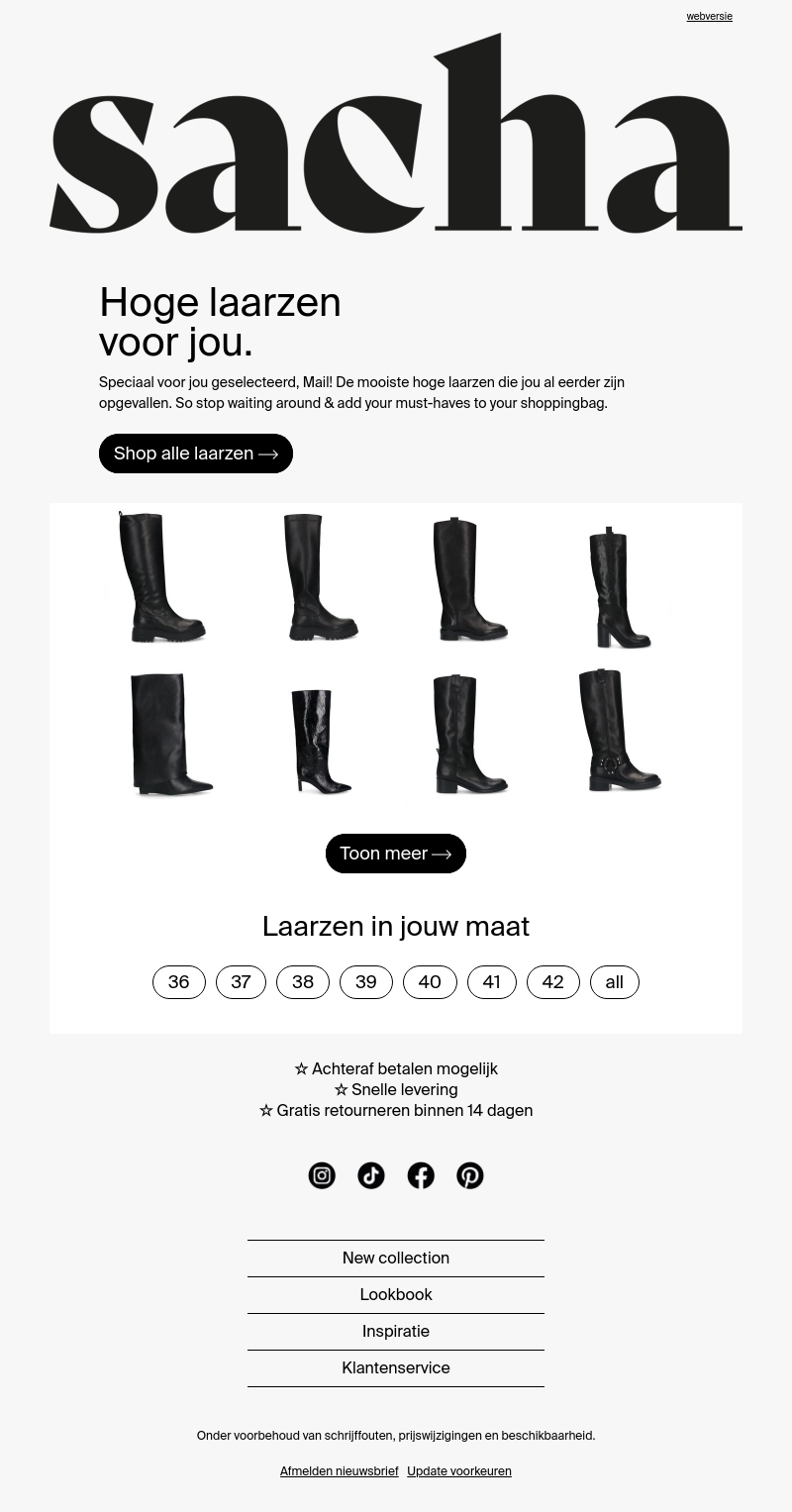 Favoriet: Hoge laarzen Favoriet: Hoge laarzen