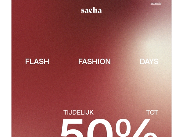 De Flash Fashion Days zijn gestart!