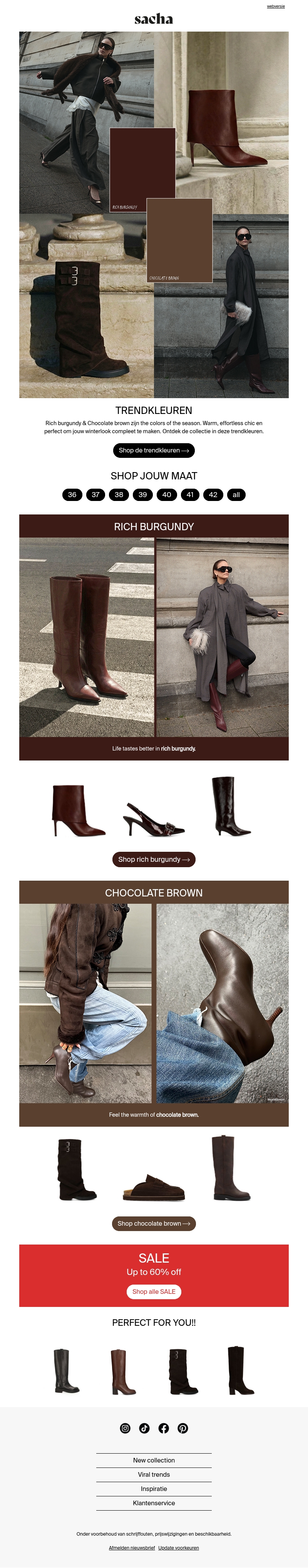 TREND | Burgundy & Chocolate brown TREND | Burgundy & Chocolate brown