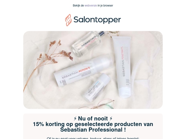 De salonlook, gewoon uit je eigen badkamer!