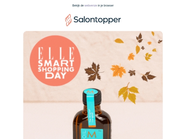 Alleen vandaag 20% KORTING op Moroccanoil 🩵 Elle Smart Shopping Day