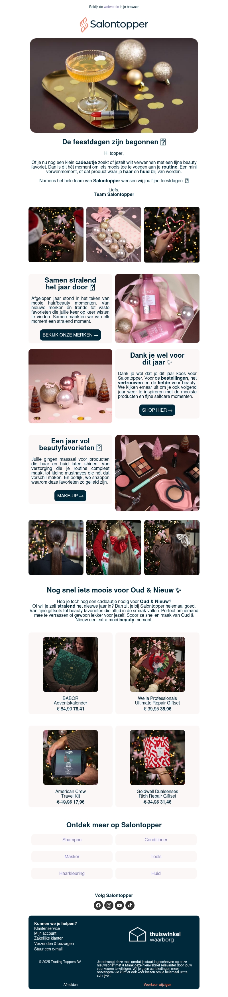 Salontopper wenst jou...🎄 Salontopper wenst jou...🎄