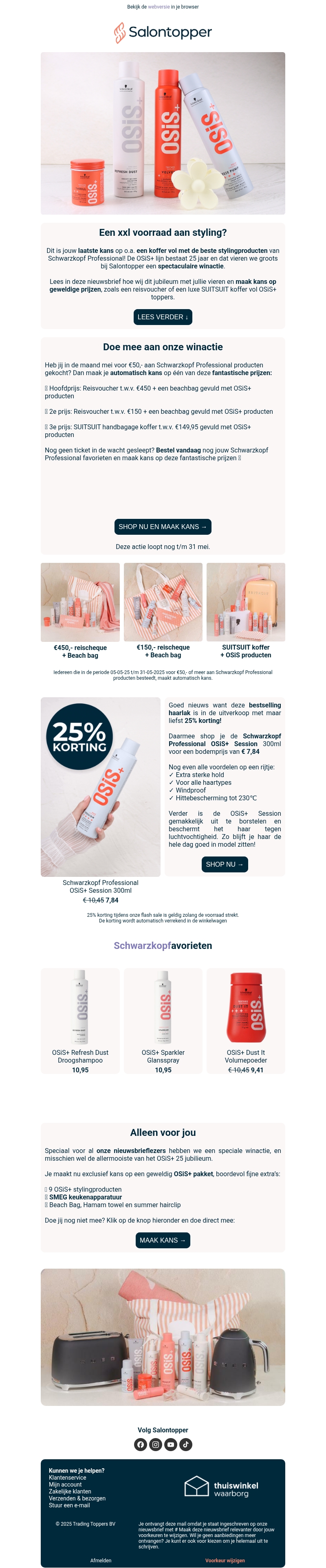 📢 Laatste kans: win een koffer vol stylingproducten 🧳 📢 Laatste kans: win een koffer vol stylingproducten 🧳