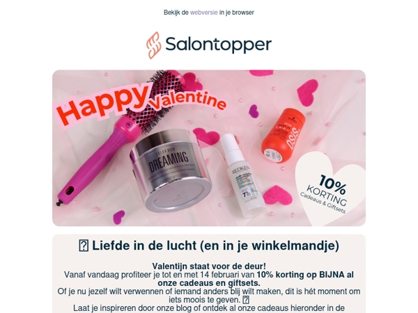 💖 Liefde in de lucht (en korting in je winkelmandje)