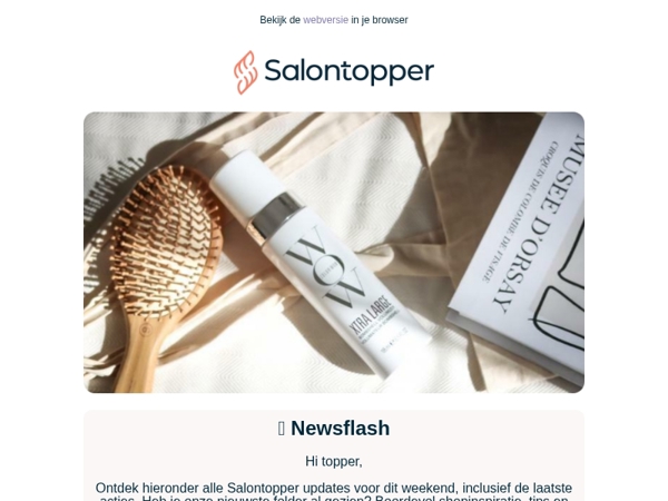 📰 Dit weekend zit vol voordeel