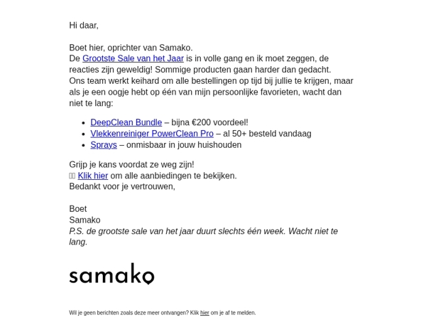Bespaar nu tot 60% op mijn favorieten