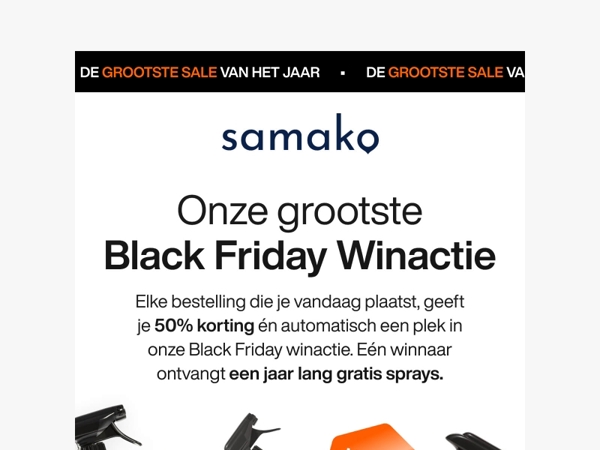 🏆 Win een jaar lang gratis sprays