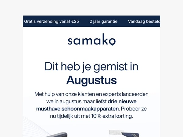Ontdek de 3 nieuwste Samako tools