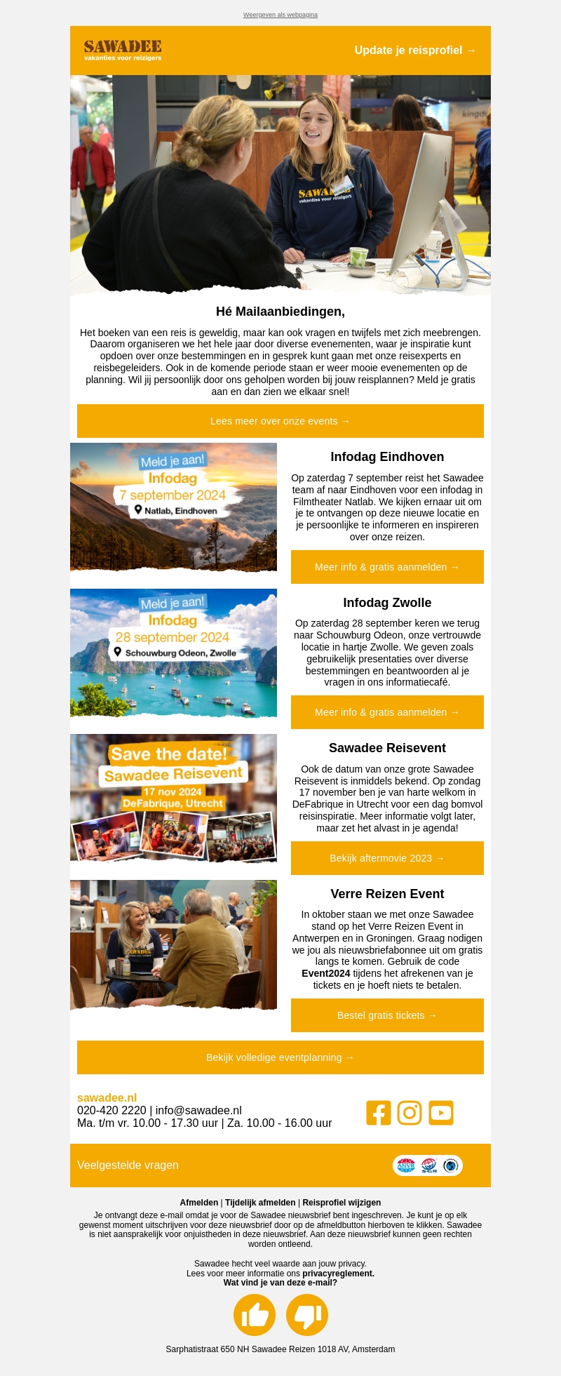 Nieuwe infodagen op de planning Nieuwe infodagen op de planning