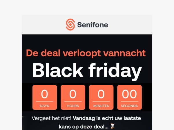 ⌛ Laatste uren voor de 1+1 actie!